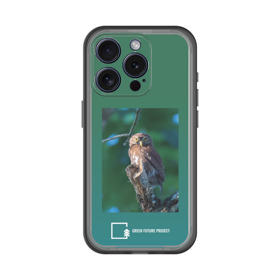 Slim Protection Premium Case［ Green Future Project - Ferruginous Pygmy Owl ］