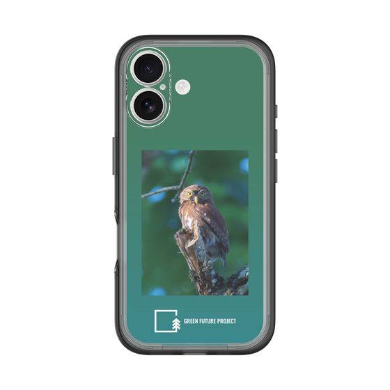Slim Protection Premium Case［ Green Future Project - Ferruginous Pygmy Owl ］
