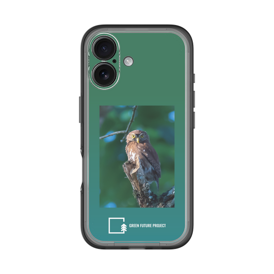 Slim Protection Premium Case［ Green Future Project - Ferruginous Pygmy Owl ］