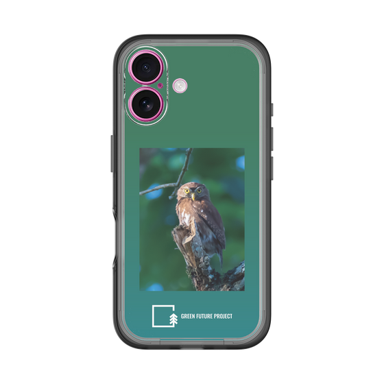Slim Protection Premium Case［ Green Future Project - Ferruginous Pygmy Owl ］