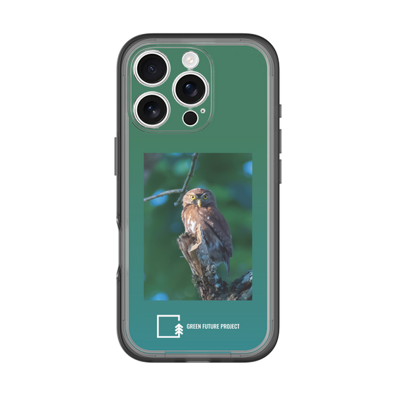 Slim Protection Premium Case［ Green Future Project - Ferruginous Pygmy Owl ］