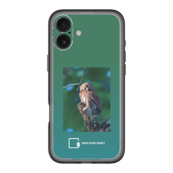 Slim Protection Premium Case［ Green Future Project - Ferruginous Pygmy Owl ］