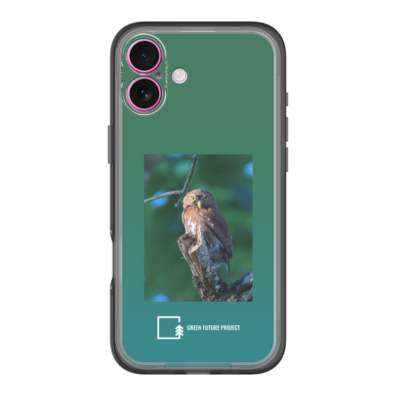 Slim Protection Premium Case［ Green Future Project - Ferruginous Pygmy Owl ］