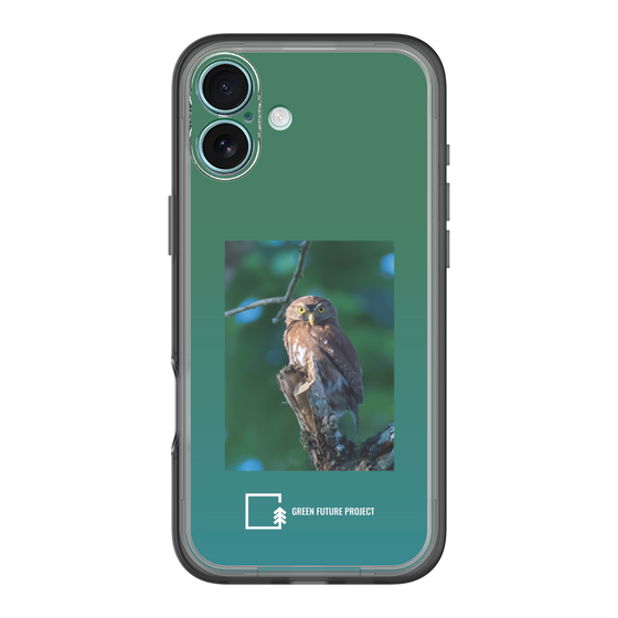 Slim Protection Premium Case［ Green Future Project - Ferruginous Pygmy Owl ］