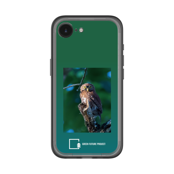 Slim Protection Premium Case［ Green Future Project - Ferruginous Pygmy Owl ］