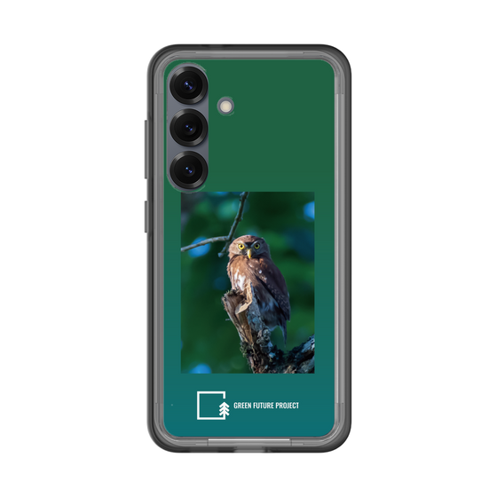 Slim Protection Premium Case［ Green Future Project - Ferruginous Pygmy Owl ］
