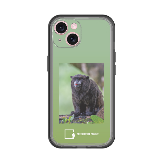 Slim Protection Premium Case［ Green Future Project - Black-mantled Tamarin ］