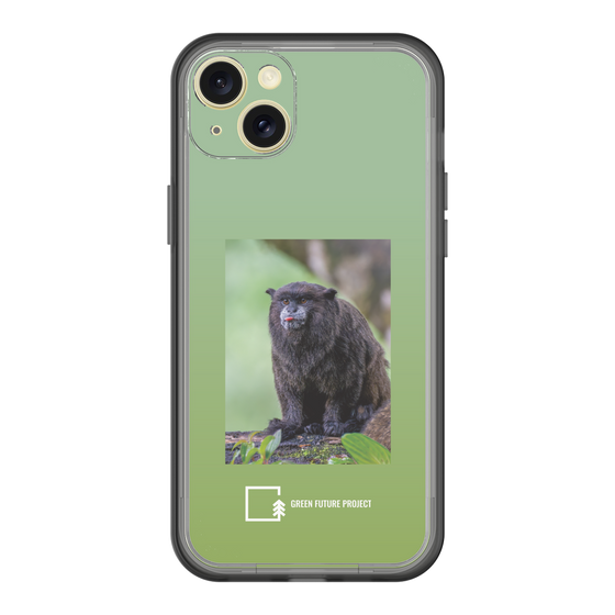 Slim Protection Premium Case［ Green Future Project - Black-mantled Tamarin ］