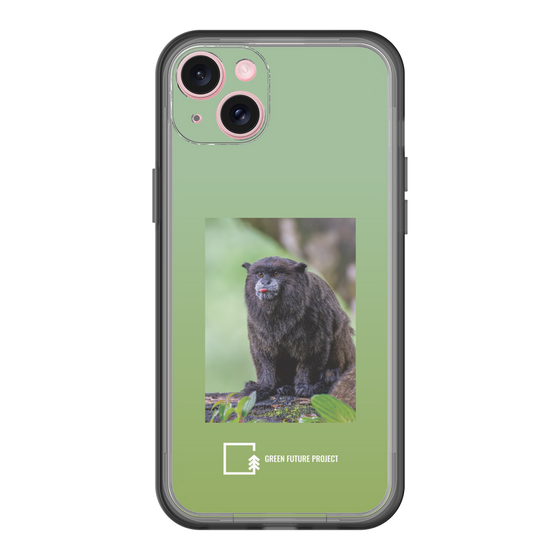 Slim Protection Premium Case［ Green Future Project - Black-mantled Tamarin ］