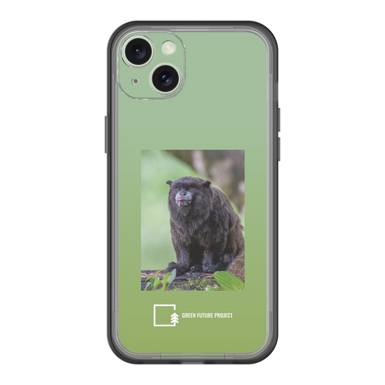 Slim Protection Premium Case［ Green Future Project - Black-mantled Tamarin ］