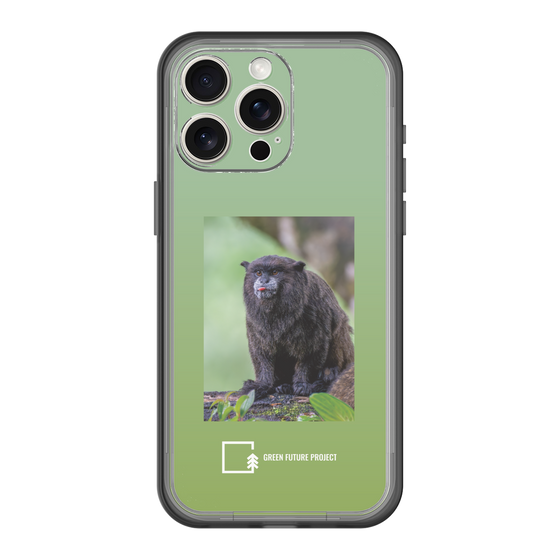 Slim Protection Premium Case［ Green Future Project - Black-mantled Tamarin ］
