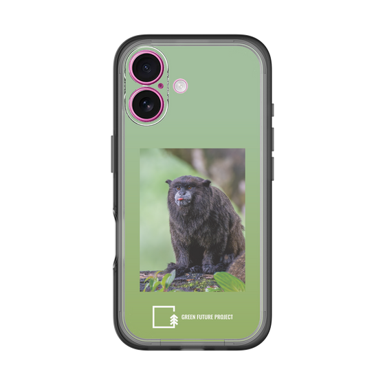 Slim Protection Premium Case［ Green Future Project - Black-mantled Tamarin ］