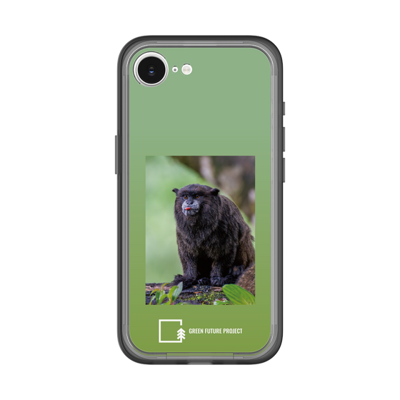 Slim Protection Premium Case［ Green Future Project - Black-mantled Tamarin ］