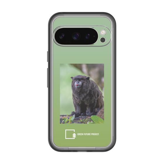 Slim Protection Premium Case［ Green Future Project - Black-mantled Tamarin ］
