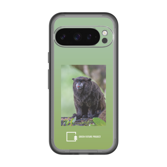 Slim Protection Premium Case［ Green Future Project - Black-mantled Tamarin ］