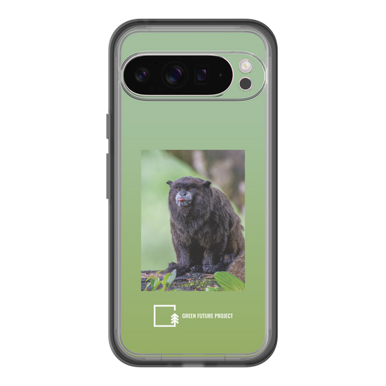 Slim Protection Premium Case［ Green Future Project - Black-mantled Tamarin ］