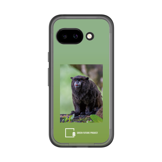 Slim Protection Premium Case［ Green Future Project - Black-mantled Tamarin ］
