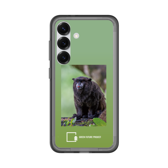 Slim Protection Premium Case［ Green Future Project - Black-mantled Tamarin ］