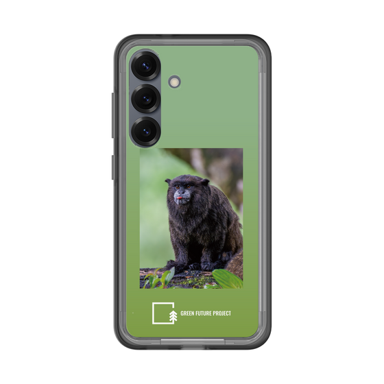 Slim Protection Premium Case［ Green Future Project - Black-mantled Tamarin ］