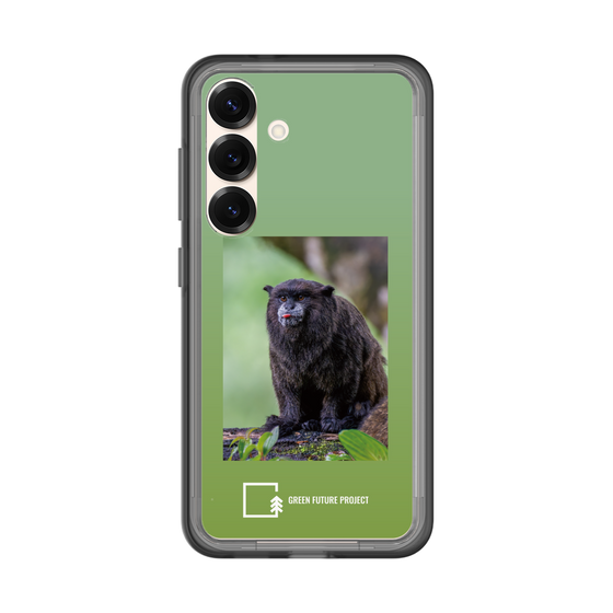 Slim Protection Premium Case［ Green Future Project - Black-mantled Tamarin ］
