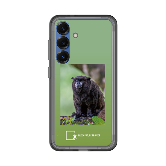 Slim Protection Premium Case［ Green Future Project - Black-mantled Tamarin ］