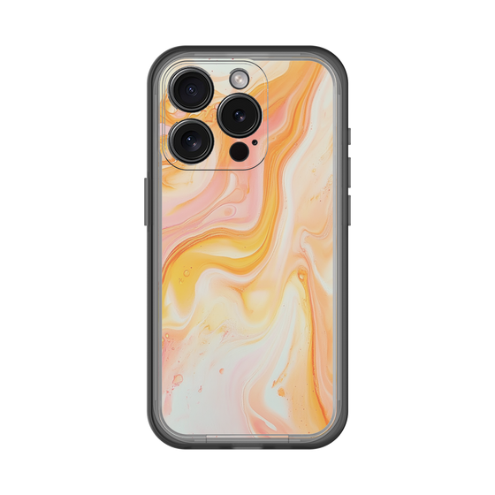 Slim Protection Premium Case［ Color Rain - Original - Tangerine Mist ］