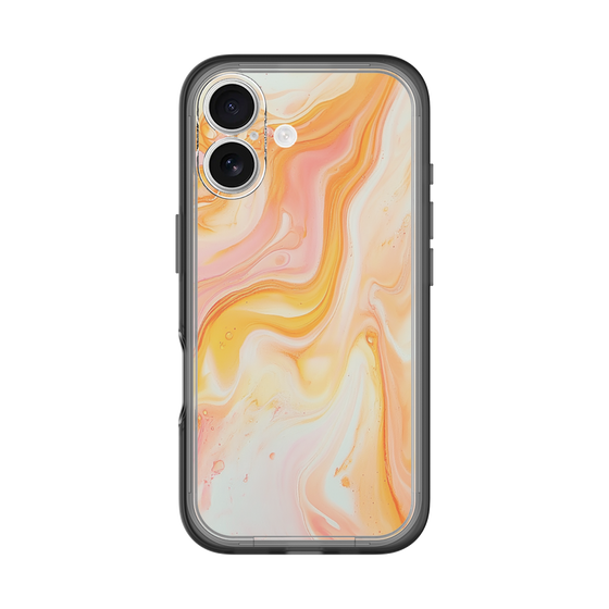 Slim Protection Premium Case［ Color Rain - Original - Tangerine Mist ］