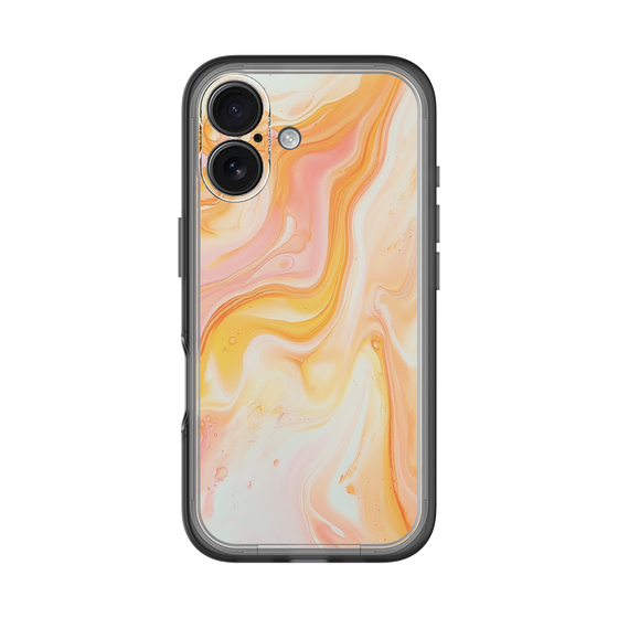 Slim Protection Premium Case［ Color Rain - Original - Tangerine Mist ］