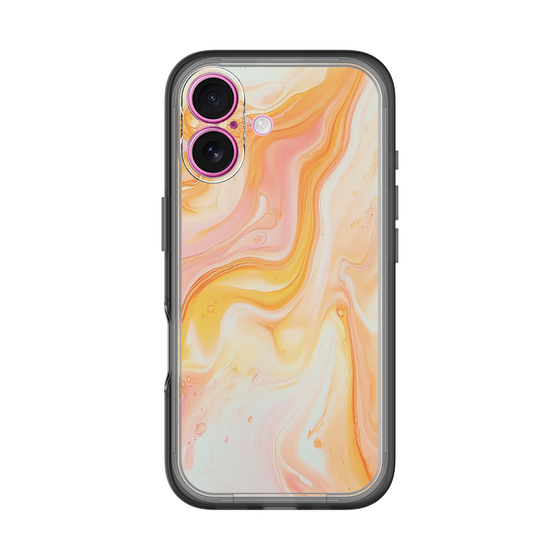 Slim Protection Premium Case［ Color Rain - Original - Tangerine Mist ］
