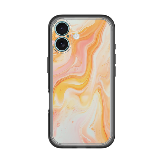 Slim Protection Premium Case［ Color Rain - Original - Tangerine Mist ］