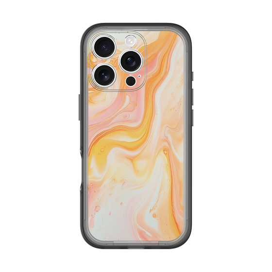 Slim Protection Premium Case［ Color Rain - Original - Tangerine Mist ］