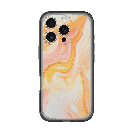 Slim Protection Premium Case［ Color Rain - Original - Tangerine Mist ］