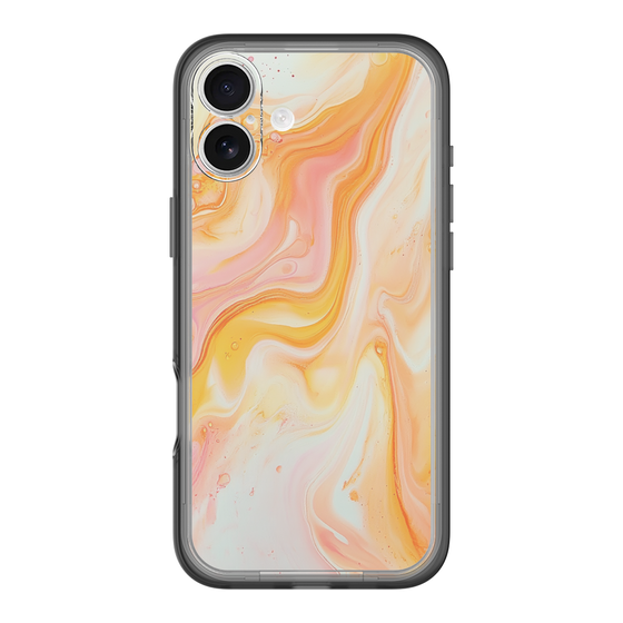 Slim Protection Premium Case［ Color Rain - Original - Tangerine Mist ］