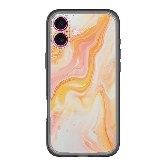 Slim Protection Premium Case［ Color Rain - Original - Tangerine Mist ］