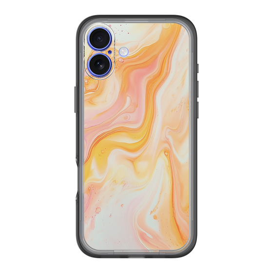 Slim Protection Premium Case［ Color Rain - Original - Tangerine Mist ］