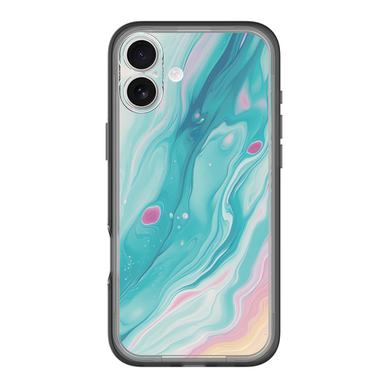 Slim Protection Premium Case［ Color Rain - Original - Serene Wave ］