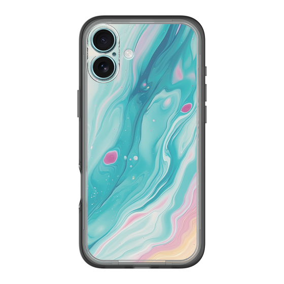Slim Protection Premium Case［ Color Rain - Original - Serene Wave ］