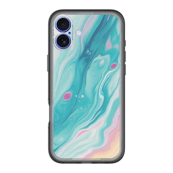 Slim Protection Premium Case［ Color Rain - Original - Serene Wave ］