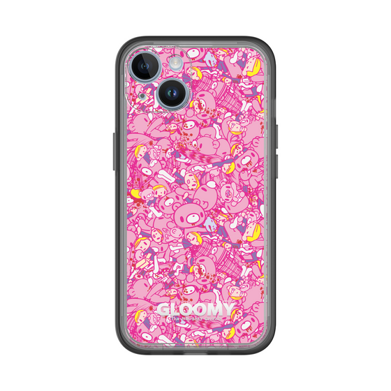 Slim Protection Premium Case［ Gloomy - Pattern - Pink ］