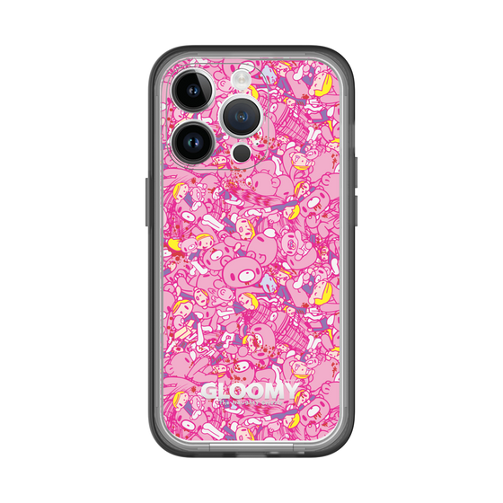Slim Protection Premium Case［ Gloomy - Pattern - Pink ］