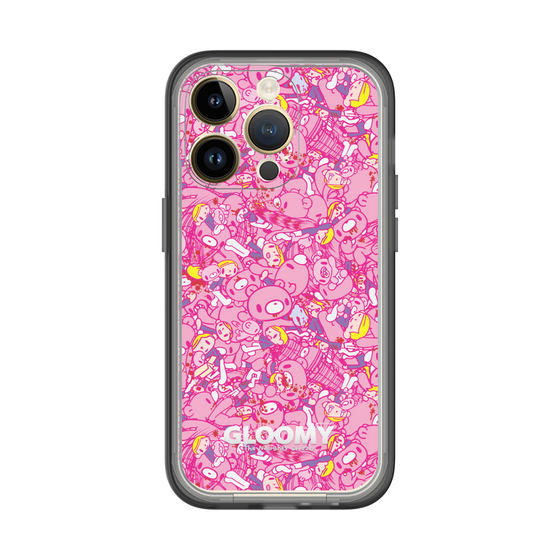 Slim Protection Premium Case［ Gloomy - Pattern - Pink ］