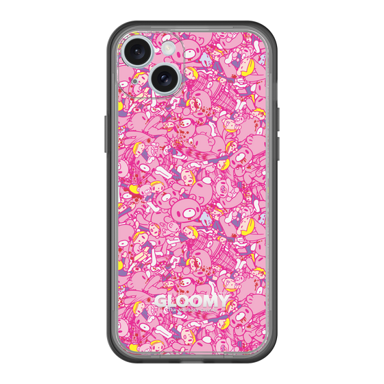 Slim Protection Premium Case［ Gloomy - Pattern - Pink ］