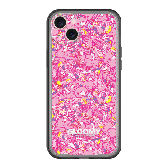 Slim Protection Premium Case［ Gloomy - Pattern - Pink ］