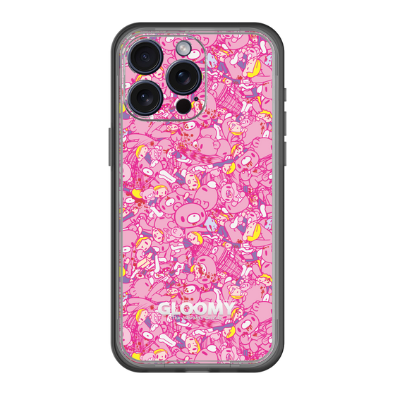 Slim Protection Premium Case［ Gloomy - Pattern - Pink ］
