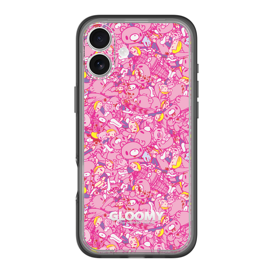 Slim Protection Premium Case［ Gloomy - Pattern - Pink ］