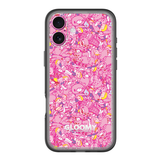 Slim Protection Premium Case［ Gloomy - Pattern - Pink ］