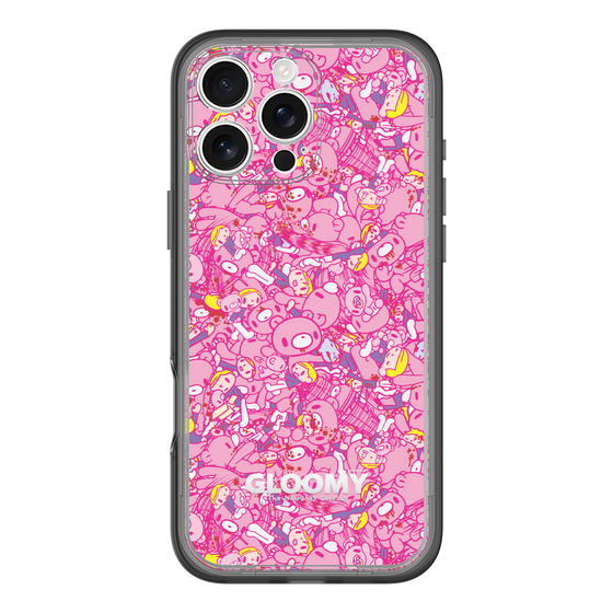 Slim Protection Premium Case［ Gloomy - Pattern - Pink ］