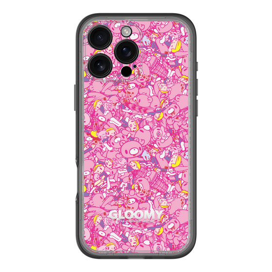 Slim Protection Premium Case［ Gloomy - Pattern - Pink ］