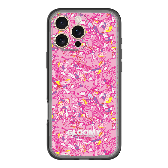 Slim Protection Premium Case［ Gloomy - Pattern - Pink ］