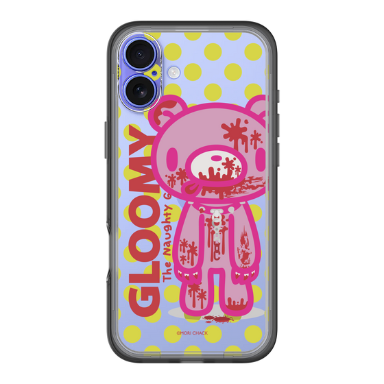 Slim Protection Premium Case［ Gloomy - Polka Dot ］